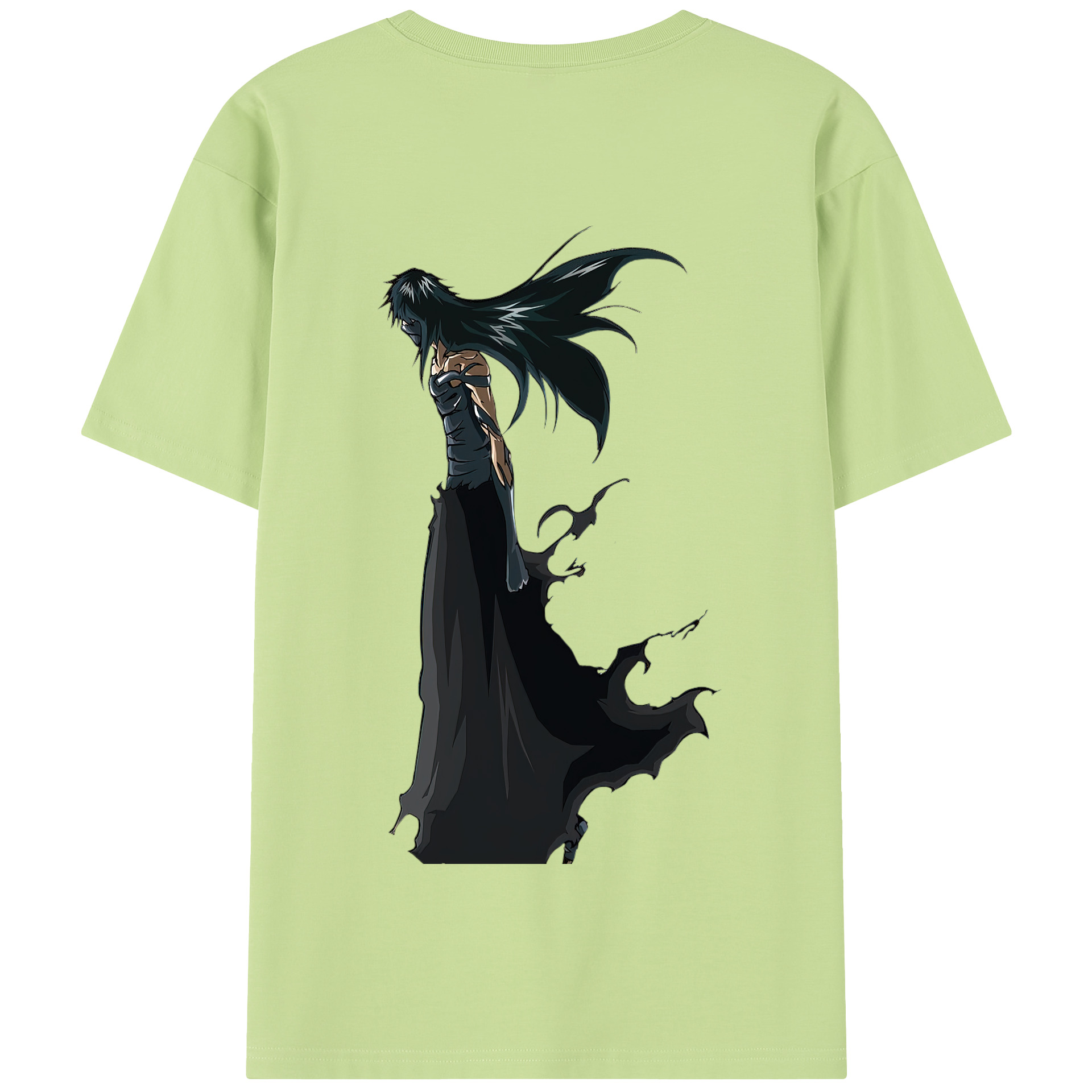 （画像用） ブリーチ 黒崎一護（くろさき いちご）BLEACH Kurosaki Ichigo 綿100％半袖Tシャツ（背面プリント）
